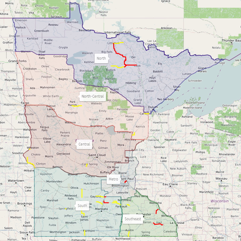 Winter Load Increases Begin in Minnesota’s North Frost Zone Lakes