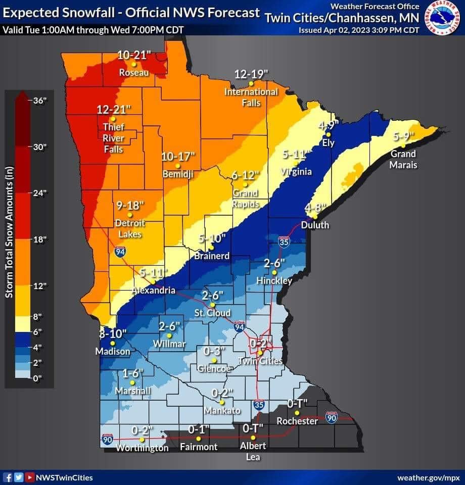 NWS Issues Winter Storm Watch Beginning Tuesday morning; predicts 918